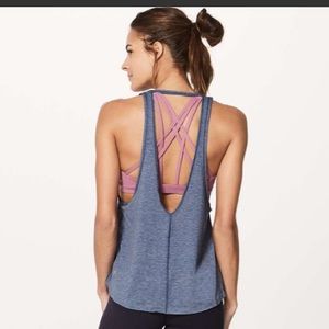 Lululemon Intended Tank Top - Heathered Dark Cobalt